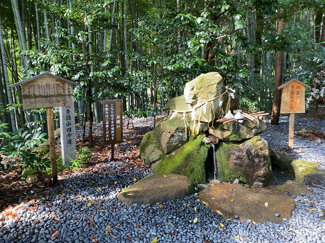 眞名井神社(籠神社奥宮)　真名井の水