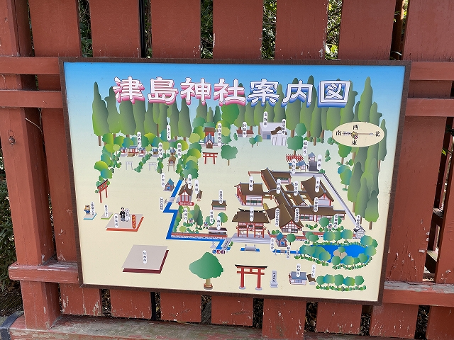 津島神社②　案内図