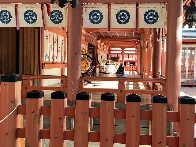 津島神社③　回廊