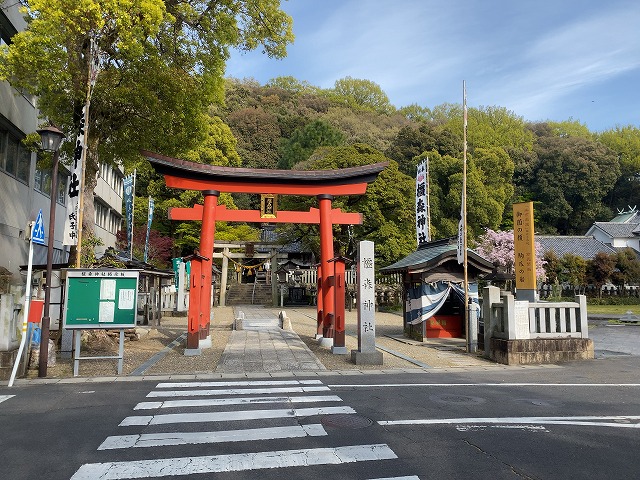 橿森神社(岐阜信長神社②)　入口