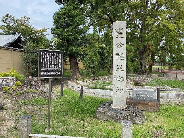 豊国神社(名古屋)　誕生碑