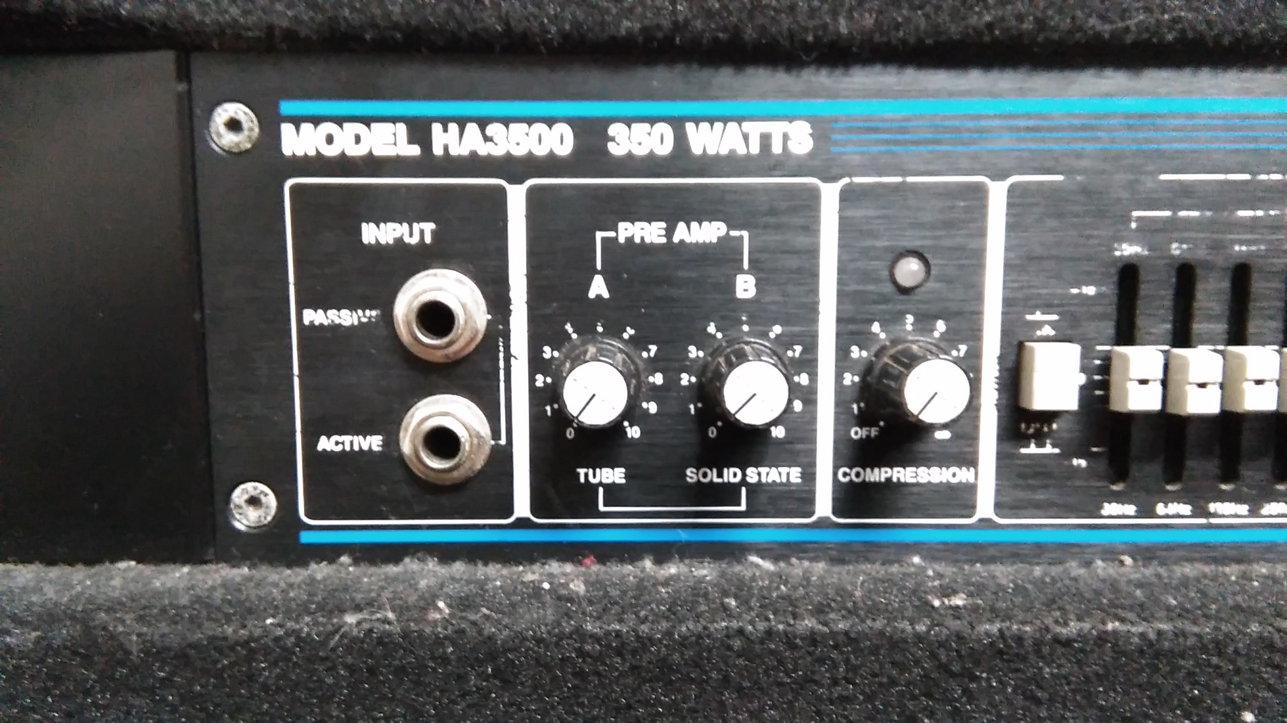 Hartke HA3500 (ハートキー ベースアンプ) 使い方・音作り【基本編 