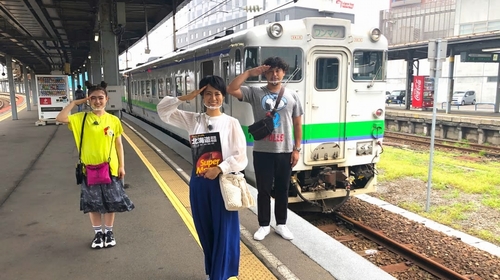 函館駅記念写真