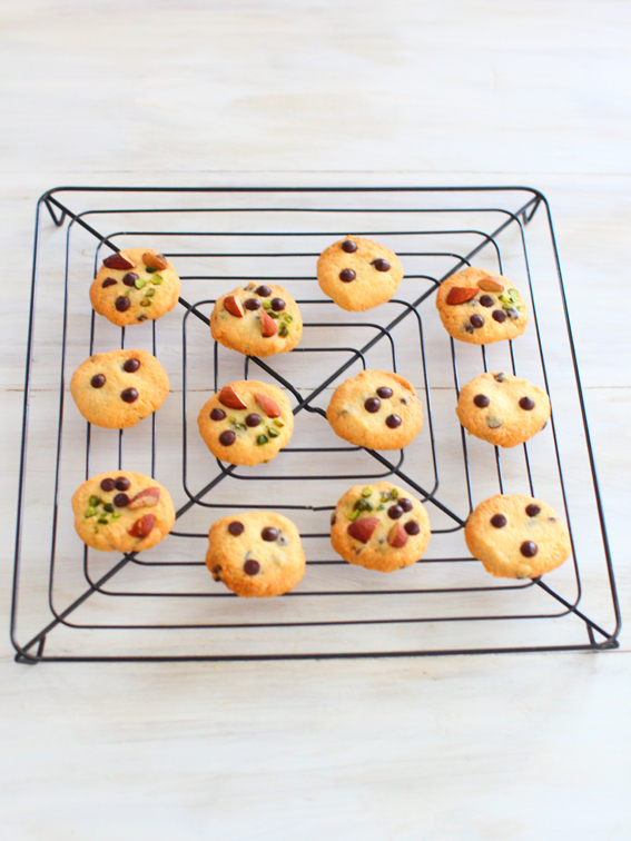 簡単お菓子　チョコチップドロップクッキー　レシピ　Drop cookie　recipe