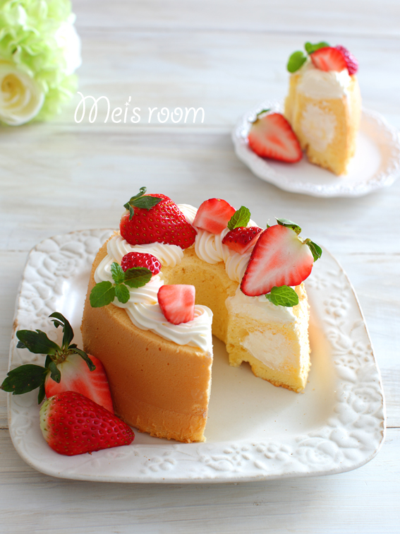 豆乳シフォンケーキ　レシピ　chiffon_cake　recipe