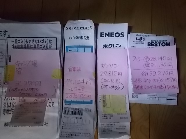 北海道TRG経費計算
