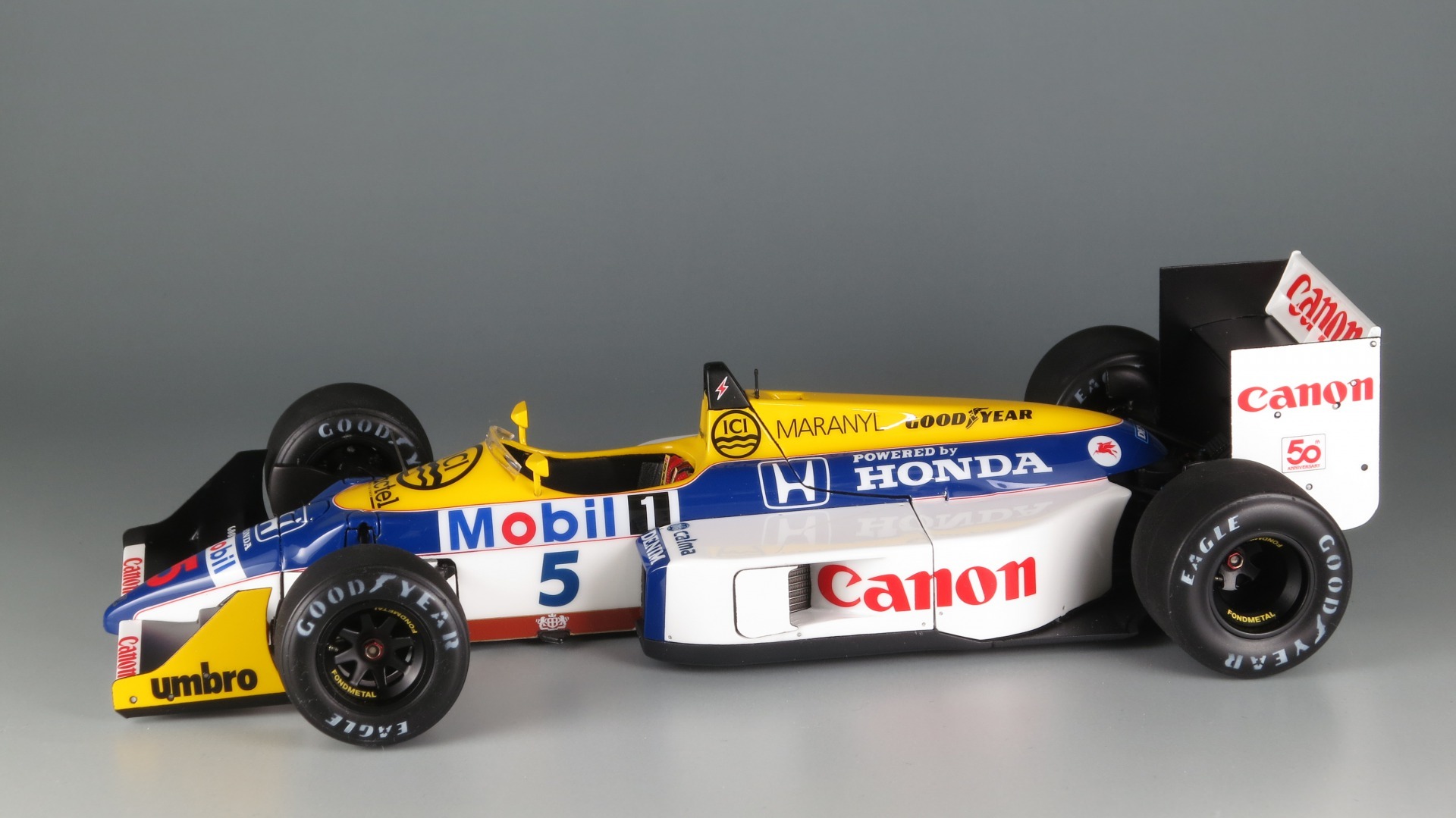 1/20 Williams FW11B N.MANSELL BRITISH GP (TAMIYA + AMCmodels