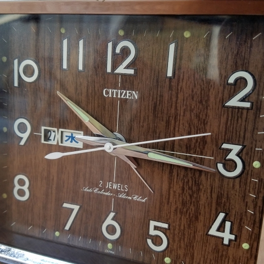 70's　CITIZEN　掛け時計　ミッドセンチュリー　ビンテージ　レトロ