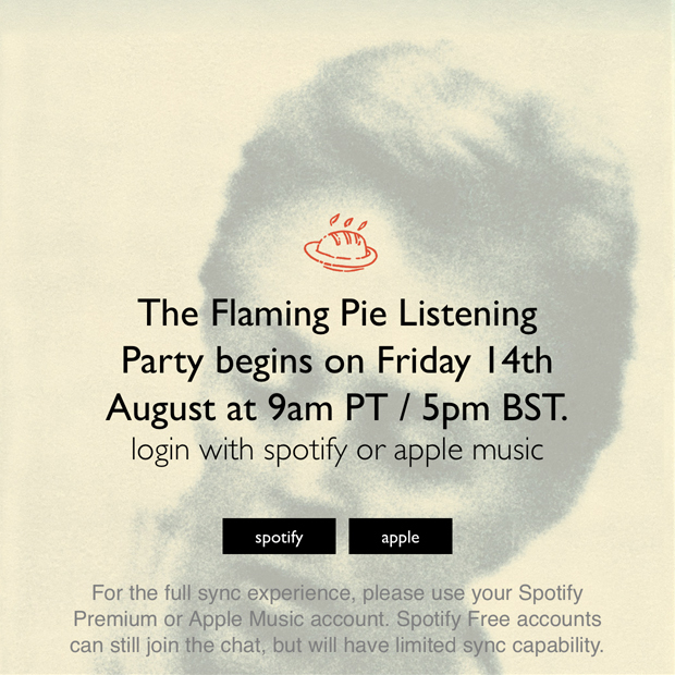 The Flaming Pie Listening Party