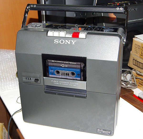 ◇SONY業務用カセットテープレコーダー「TCM-1390」の修復修理(E