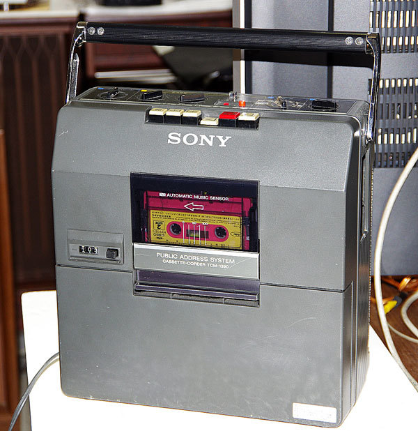 カセット部メンテナンス済み！SONY ソニー TCM-1390 テープレコーダー